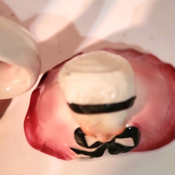 Vintage Tony Wood Old Lady Pink Teapot - RARE - Picture 7 of 14